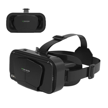 Okuliare 3D VR Shinecon G10 na smartfón ľahké pohodlné nastaviteľné 120