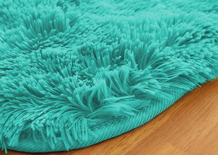 Shaggy Strado room carpet 80x150 TurquoiseSea (Turquoise)