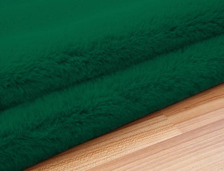 Rabbit Strado 160x160 BottleGreen round rug (Green)