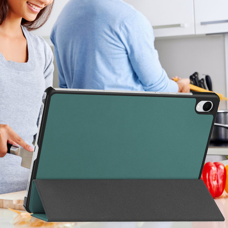 Puzdro Smart na Samsung Galaxy Tab S11 11 SM SMX736 s klapkou, zelené - ochranné so stojanom