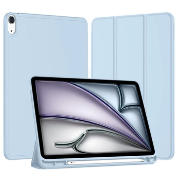 Puzdro Smart Pencil na iPad Air 11 M3 2025 Gen. 7 / M2 2024 Gen. 6, modré - ochranné so stojanom