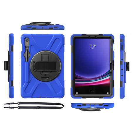 Etui Shockproof Galaxy Tab S9 FE/S9/S10 FE-Blue