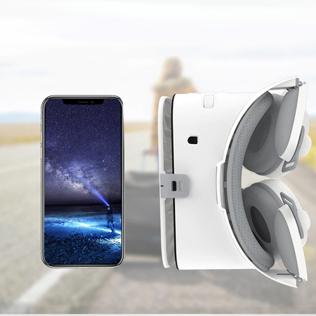 BOBOVR Z6 VR glasses for smartphone - wide field of view Bluetooth headphones integrated