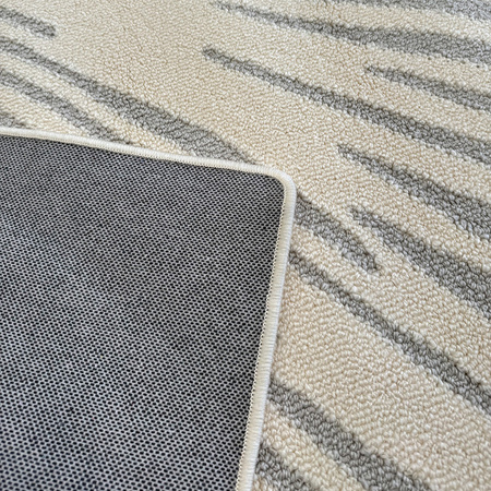 Dywan 160x230 do salonu pętelkowy duży japandi nowoczesny ciężki gruby POLO, szary