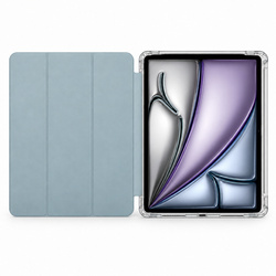 Etui Hard Crystal do Apple iPad Air 13 M4 M3 M2 2026/ 25/ 24 gen 8/ 7 z klapką - niebieskie