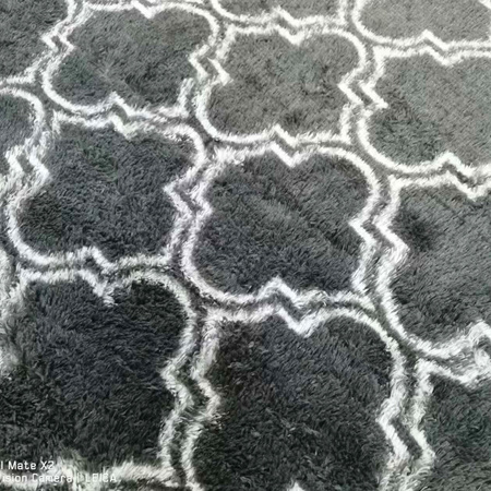 Dywan do salonu shaggy DECOR antypoślizgowy miękki puszysty modny 80x150, szary