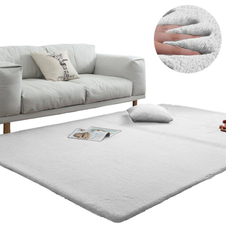 Rabbit Strado room rug 200x250 White (White)