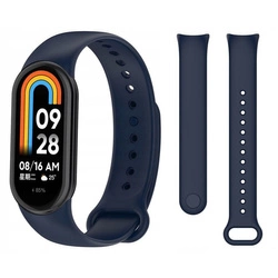 Pasek silikonowy do Xiaomi Mi Band 8 - Navy