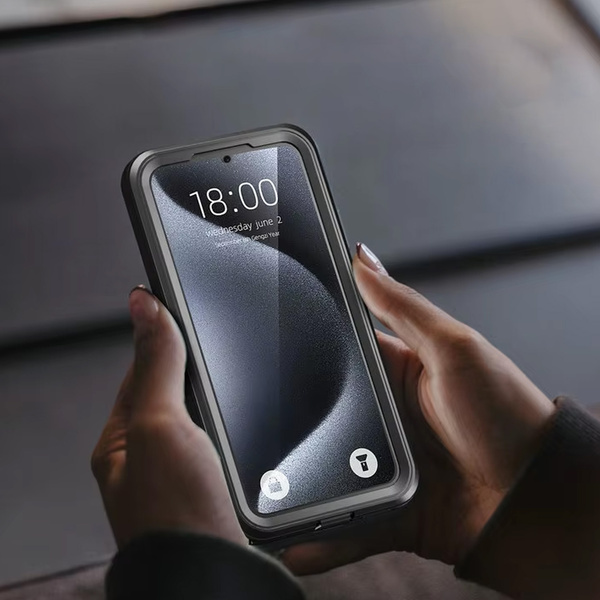 IP68 360+ strap waterproof case for Galaxy A35 5G (Black)