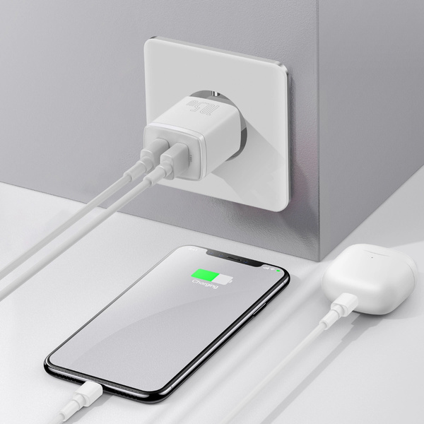 Baseus Compact nabíjačka sieťová 2x USB 10.5W