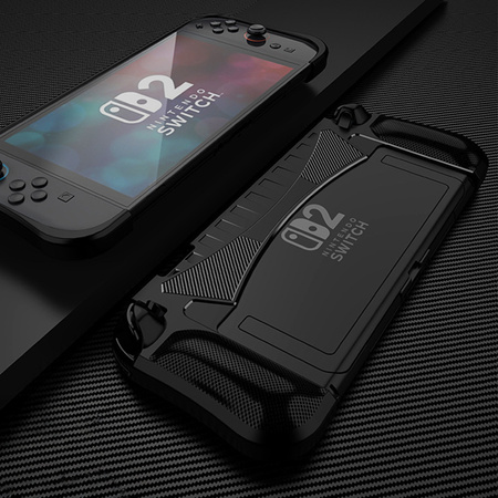 Puzdro na Nintendo Switch 2 2025 Ľahké do hrania zlepšuje úchop, čierne - ochranné so stojanom