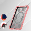 Etui Shockproof z uchwytem do Lenovo Tab M11 10.95, czerwone - ochronne z podstawką, dostęp do portów i przycisków