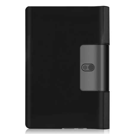 Puzdro Smart na Lenovo Yoga Tab YT s klapkou / Smart Tab, čierne - ochranné so stojanom