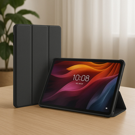 Puzdro Smart s klapkou na Lenovo Tab K11 Plus 11.45 / Lenovo K11 Plus, čierne - ochranné so stojanom
