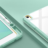 Etui Graficzne do Apple iPad 10.9 2022 Gen 10 / 11 2025 A16 Gen 11 z klapką, zielone - ochronne z podstawką