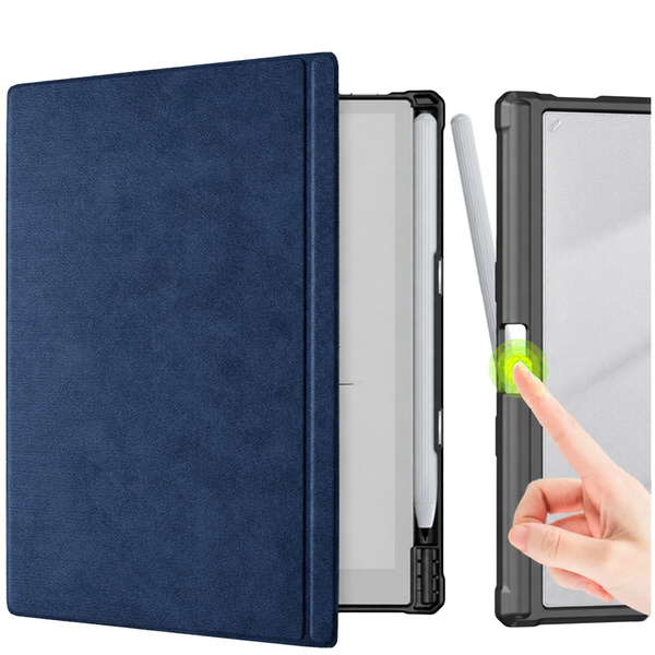 Etui Clear Pencil Onyx Boox Go 10.3 - Navy