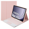Etui kolorowe z klawiaturą do Galaxy Tab A9 Plus X210 / X215 / X216, różowe - ochronne