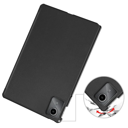 Puzdro Smart na Lenovo Tab M11 10.95 / Tab M11, čierne - ochranné so stojanom, prístup k portom a tlačidlám
