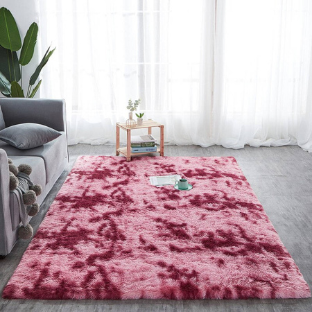 Ombre Shaggy Strado Carpet 60x120 OmbreRed (Red)