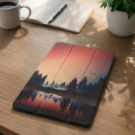 Puzdro grafické na Xiaomi Pad 7 / Pad 7 Pro 11.2 s klapkou / Xiaomi Pad 7 Pro - ochranné so stojanom