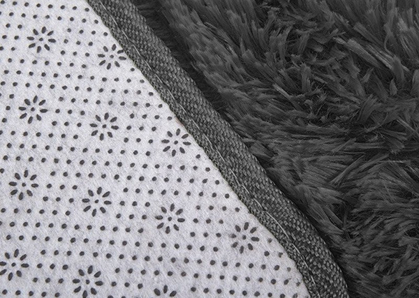 Shaggy Strado 250x300 GreyNight room carpet (Dark gray)