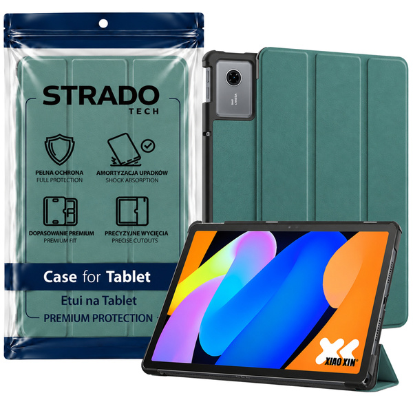 Puzdro Smart na Lenovo Idea Tab 11 2025 s klapkou, zelené - ochranné so stojanom