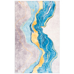 NOVO Strado modern carpet for living room marble pattern velvet Golden Trail 120x170 cm