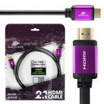 Certyfikowany kabel HDMI 2.1 4K 120Hz 8K 60Hz Spacetronik Premium 1,5m