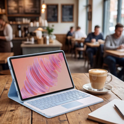 Puzdro s klávesnicou na Lenovo Tab Plus 11.5 - ochranné so stojanom, prístup k portom a tlačidlám