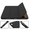 Puzdro Smart Pencil na iPad Air 11 M3 2025 Gen. 7 / M2 2024 Gen. 6, čierne - ochranné so stojanom