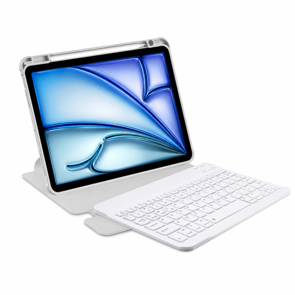 Etui 360 z klawiaturą do Apple iPad 10.9 2022 Gen. 10 / 11 2025 A16 Gen. 11 / Apple iPad 11 2025 / Apple iPad 10 2024, różowe - ochronne