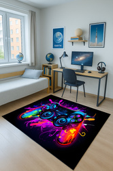 Dywan gamingowy 3D ColorPad - nowoczesny wzór 3D do pokoju gracza
