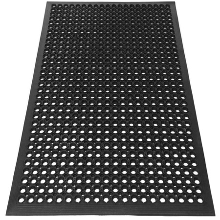 Perforated rubber floor mat 90x150cm - PRF9