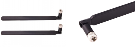 2x LTE antenna white for Huawei B593 E5186 B525 - antenna set to improve signal and coverage