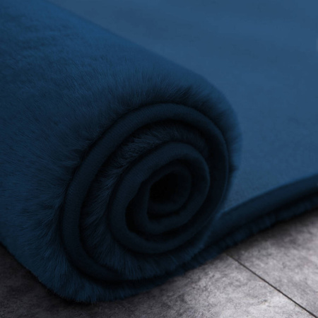 Rabbit Strado round rug 180x180 RoyalNavy (Blue)