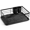 Dish Drainer Rack Black 43x32x14,5 cm