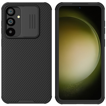 Etui Nillkin CamShield Pro do Samsung Galaxy S23, czarne - ochronne z podstawką, dostęp do portów i przycisków