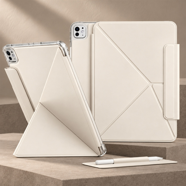 Etui Origami do Apple iPad Air 13 M4 M3 M2 2026/25/24 gen 8/7/6 - białe