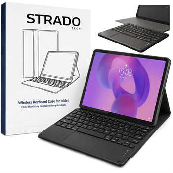 Puzdro s klávesnicou na Lenovo Idea Tab 11 2025, čierne - ochranné so stojanom