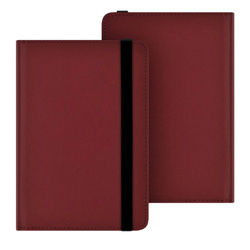 Skórzane etui z uchwytem do Kindle 11/10 Paperwhite 1/2/3/4 Inkbook, czerwone