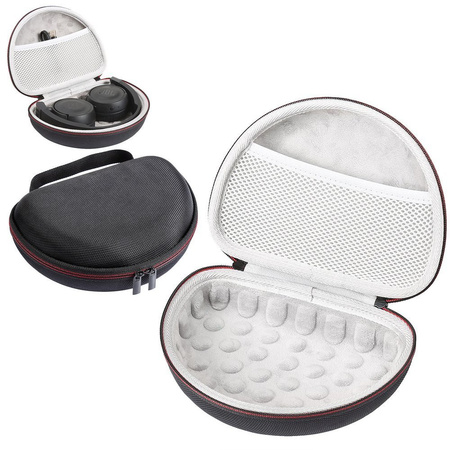 TWARDE etui na słuchawki z zamkiem pasuje do JBL Tune 500BT T500 T450BT, czarne