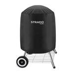 WODOODPORNY pokrowiec ogrodowy na grilla plandeka ochronna UV 71x71x56 etui, czarny