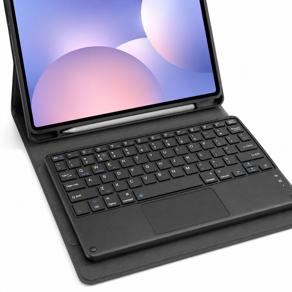 Etui z klawiaturą touchpad do Galaxy Tab S10 Lite 10.9" SM-X406 SM-X400 2025 ochronne czarne