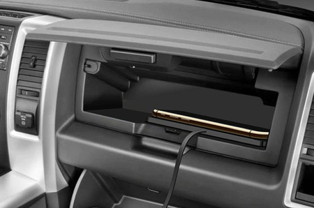 Inductive Qi car charger C1 docking cradle universal black