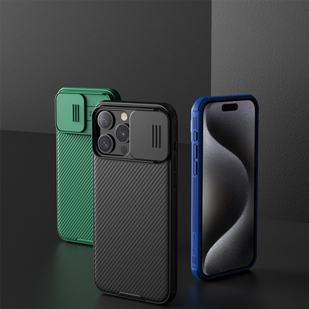 Etui Nillkin CamShield Pro do iPhone 15 Pro (Czarny)