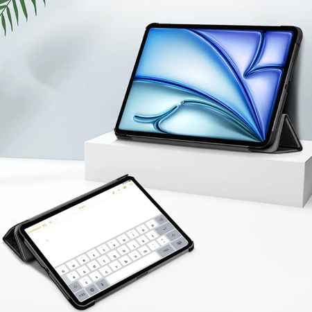 Etui Smart Case pokrowiec obudowa do iPad Air 13 Gen 6 2024 A2903 A2904, czarne