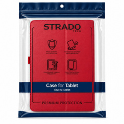 Etui obrotowe do Apple iPad 10.9 2022 gen 10 iPad 11 A16 2025 gen 11 - czerwone