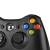 Bezdrôtový Gamepad ovládač na batérie 2xAA na konzolu Xbox 360, čierny