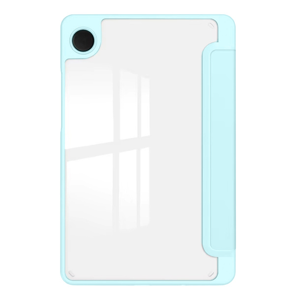 Etui Clear Pencil do Galaxy Tab A11 X135/ X133 A9 SM-X110/ SM-X115, uchwyt na rysik, niebieskie