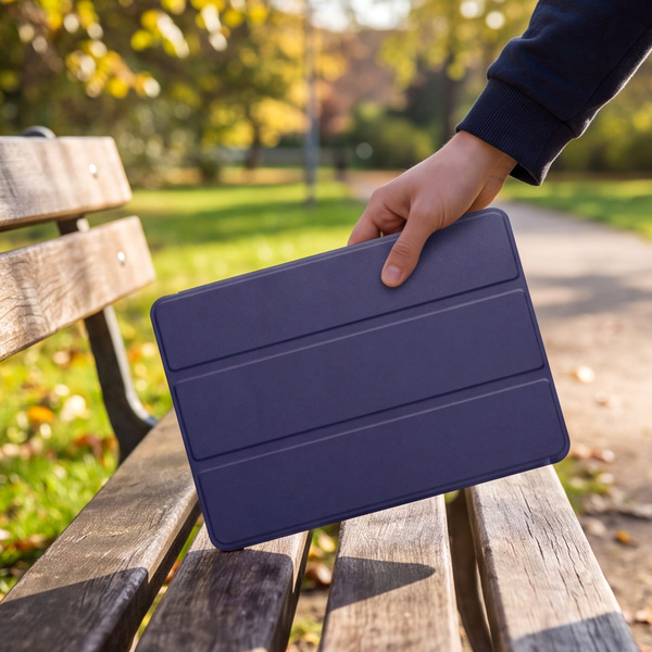 Etui z uchwytem na rysik do Lenovo Idea Tab 11 TB336FU TB336ZU ZAFR0378PL, granatowe